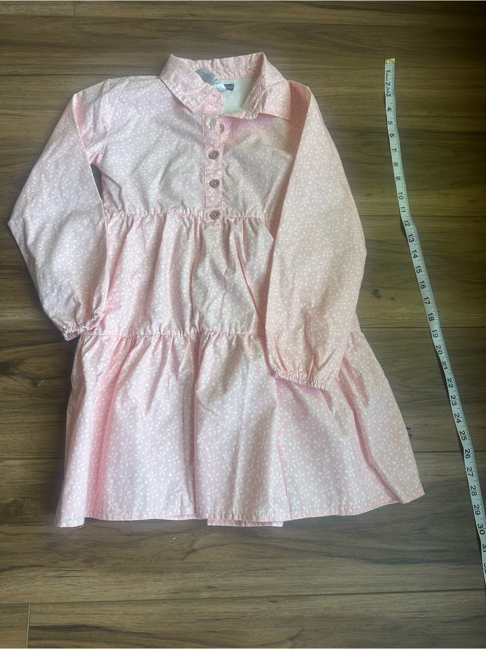 Limited Too Pink and White Polka-Dot Blouse